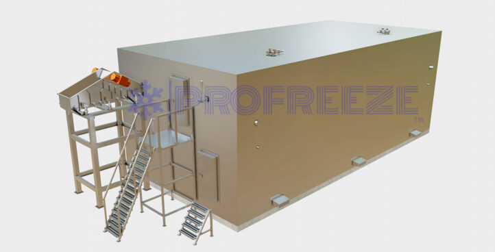 FLUIDISED TUNNEL FREEZER